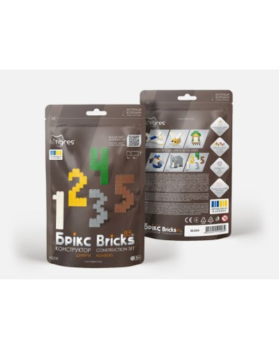 Конструктор «Брікс. Цифри» на 85 елементів, ТМ Тигрес