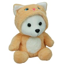 М`яка іграшка «Ведмедик в капюшоні» 23 см, ПП Копиця