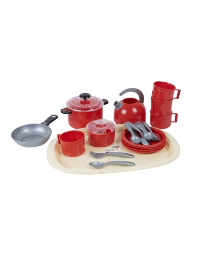 Набір посуду «Іриска» з 20 прдметів, у сітці 32х23х12 см, ТМ Оріон