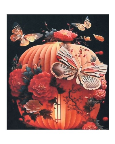 Набір з алмазною мозаїкою «Японський ліхтар» 30х40 см, ТМ Strateg