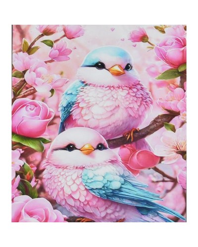 Набір з алмазною мозаїкою «Рожеві крила» 30х40 см, ТМ Strateg