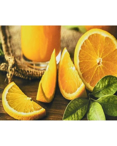 Набір з алмазною мозаїкою «Соковитий апельсин» 30х40 см, ТМ Strateg