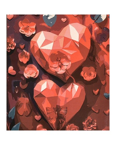 Картина за номерами «Абстракція любові та кольору» 40х50 см, ТМ Strateg