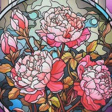 Набір з алмазною мозаїкою «Промені троянд» 30х30 см, ТМ Strateg