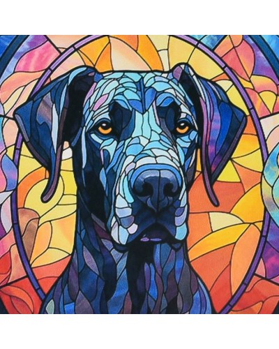 Набір з алмазною мозаїкою «Чорний погляд» 30х30 см, ТМ Strateg