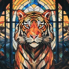 Набір з алмазною мозаїкою «Могутній погляд» 30х30 см, ТМ Strateg