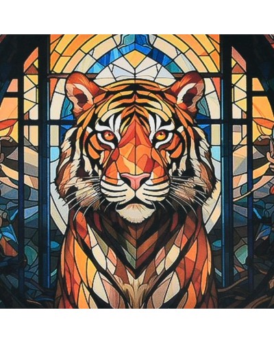 Набір з алмазною мозаїкою «Могутній погляд» 30х30 см, ТМ Strateg