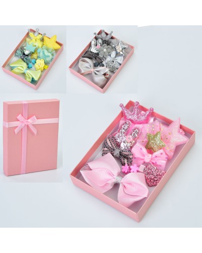 Аксесуари для волосся: 10 шпильок, в асортименті, у коробці 12х15,5х3 см