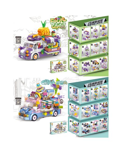 Конструктор «Магазин на колесах» вд 528 деталей, в асортименті, у коробці 38х26х6 см