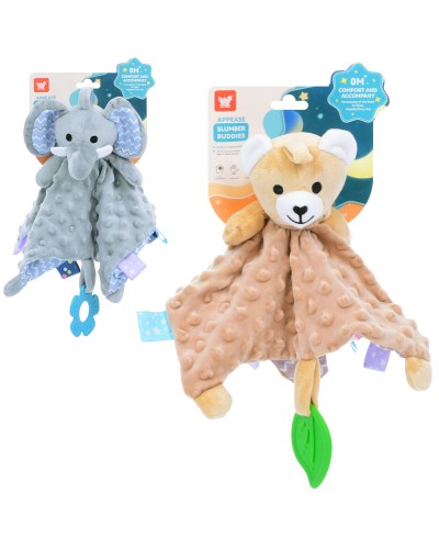 М'яка підвіска-гризунок 32 см з брязкальцем, в асортименті, на планшетці 32х16х9 см