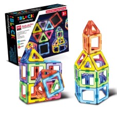 Конструктор магнітний на 30 деталей, у коробці 24х5х28 см, IBLOCK
