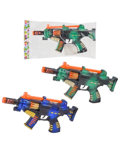 Іграшковий автомат 35 см зі світлом на батарейках, у пакеті 35х16х3 см