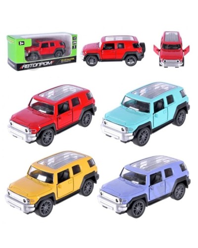 Машина 10 см 1:43 металева з дверима що відкриваються, в асортименті, у коробці 14х6х6 см, АВТОПРОМ