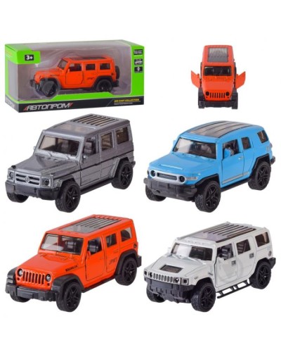 Машина 11,5 см 1:32 металева з дверима що відкриваються, в асортименті, у коробці 16,5х7,5х7,5 см, АВТОПРОМ