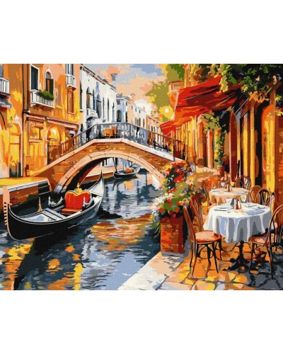 Картина за номерами «Венеційські вулиці» 40х50 см, ТМ Ідейка
