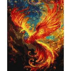 Картина за номерами «Жар-птиця» 40х50 см, ТМ Ідейка