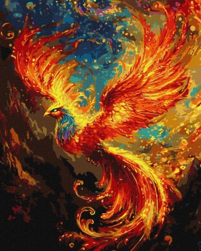 Картина за номерами «Жар-птиця» 40х50 см, ТМ Ідейка