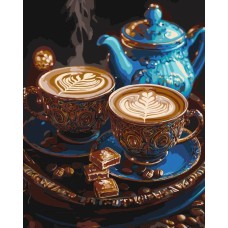 Картина за номерами «Мелодія кави» 40х50 см, ТМ Ідейка