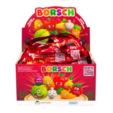 Колекційна стретч-іграшка у вигляді овочу «BORSCH», колекція з 8 фігурок, змінює колір у теплій воді, в асортименті, у пакеті 22х22х7 см