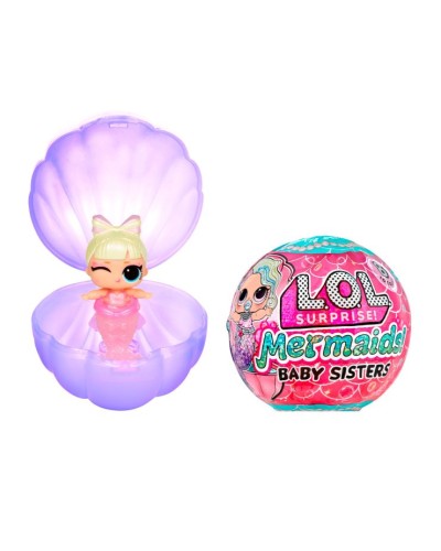Ігровий набір з лялькою LOL SURPRISE! «Mermaids! Русалоньки-сестрички» з аксесуарами, змінюють колір у воді, упаковка 6х6х6 см