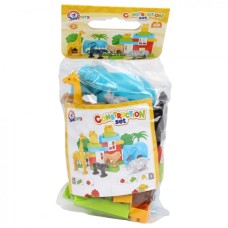 Конструктор «Звірі тропіків» з 40 деталей з фігурками, у пакеті 37х15х11 см, ТМ Технок