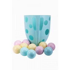 Набір кульок для сухих басейнів з 12 кульок та тримача, у сітці 30х20,5х13 см, ТМ Технок