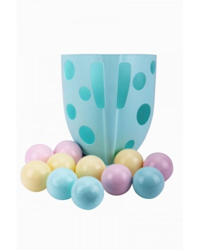 Набір кульок для сухих басейнів з 12 кульок та тримача, у сітці 30х20,5х13 см, ТМ Технок