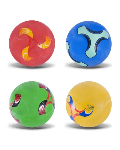 М`яч футбольний №4 гумовий вагою 330 г, в асортименті