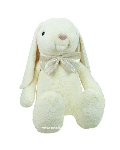 М`яка іграшка «Зайчик Snow» 110х56 см, ПП Копиця