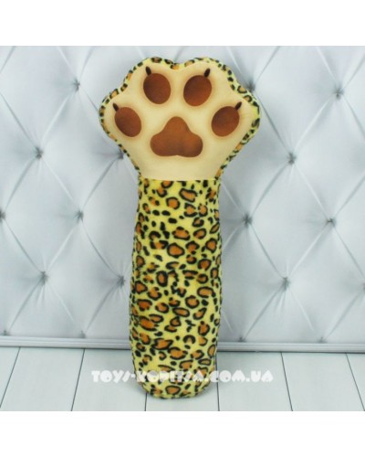 Обіймашка «Лапа 01 Леопард» 50х22х9 см, ПП Копиця