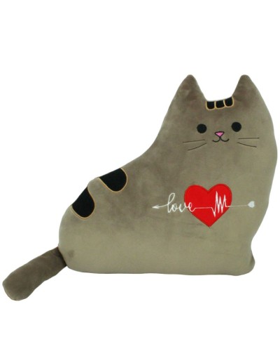 М`яка іграшка «Подушка Cat 3» 30х31 см, ПП Копиця