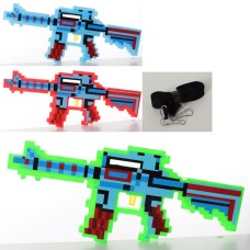 Іграшковий автомат MK 39 см зі світлом та звуком, на батарейках у пакеті 43х20х2