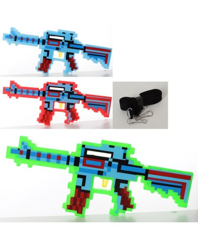 Іграшковий автомат MK 39 см зі світлом та звуком, на батарейках у пакеті 43х20х2