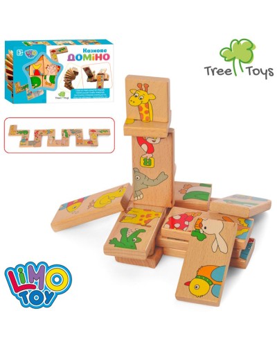 Доміно «Тварини», у коробці 22,5х13х3 см