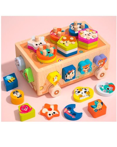 Бізікуб «Машина» 21,5х16х11см з сортером та геометричними фігурами, у коробці 22,5х17х12 см