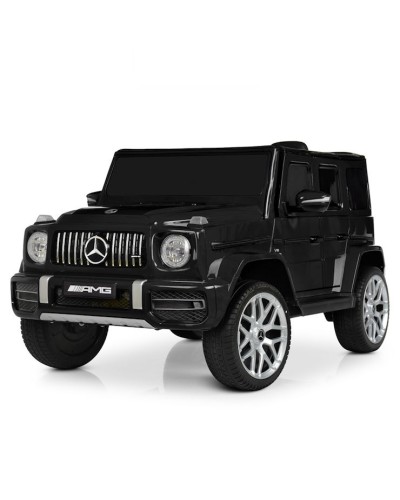 Машина «Джип» 2,4G на акумуляторі 12V 7AH 2 мотори 30W з музикою, світлом, MP3 та пультом, колеса EVA, чорний