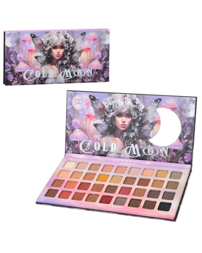 Косметика: палетка тіней на 36 кольорів, у коробці 11х23,5х1 см