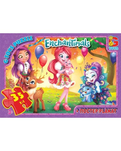 Пазли «Enchantimals» на 35 елементів, ТМ G-Toys