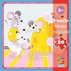 Пазли «Домашні улюбленці» на 20 елементів, ТМ G-Toys