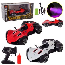 Машина гоночна 31 см р/к на акумуляторі зі світлом звуком та парою, в асортименті, у коробці 41,5х21,5х21,5 см
