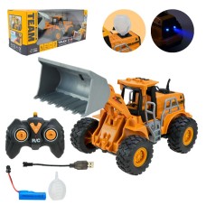 Бульдозер р/к зі світлом та парою, у коробці 32х12,6х13,6 см