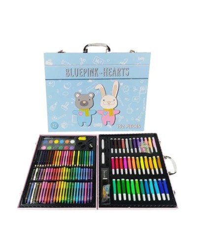 Набір художній дитячий з 152 предметів, у чемодані 29х36 см, ТМ Leader