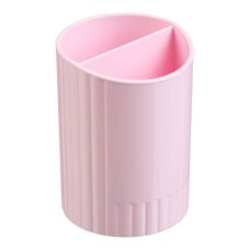 Підставка для ручок кругла на 2 відділення, рожева, ТМ Buromax