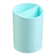 Підставка для ручок кругла на 2 відділення м'ятна, ТМ Buromax