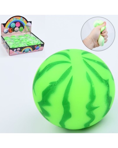 Антистрес «Кавун» 6 см, у пакеті, 12 шт в дисплеї 24,5х5,5х20 см