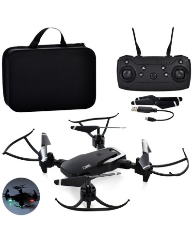 Квадрокоптер 32 см р/к 3.7V 2000mAh на акумуляторі зі світлом, камерою, USB, у валізі 25х18х7 см