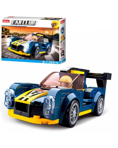 Конструктор «Машина» на 154 деталі з фігуркою, у коробці 23,5х19х4,5 см, SLUBAN