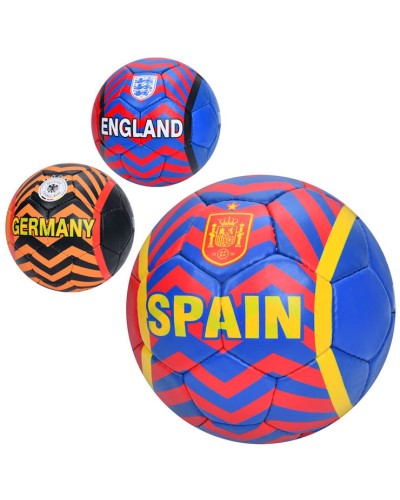 М'яч футбольний №5 PU 400 г в асортименті, у пакеті