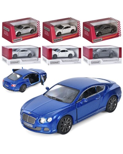 Машина «Bentley » 13 см 1:38 металева інерційна з дверима, що відкриваються, у коробці 16х8,5х7 см, KINSMART