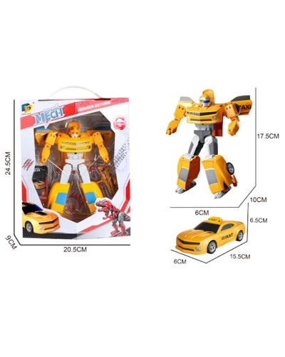 Трансформер «Робот+машина» 17,5 см, у коробці 20х24,5х9 см